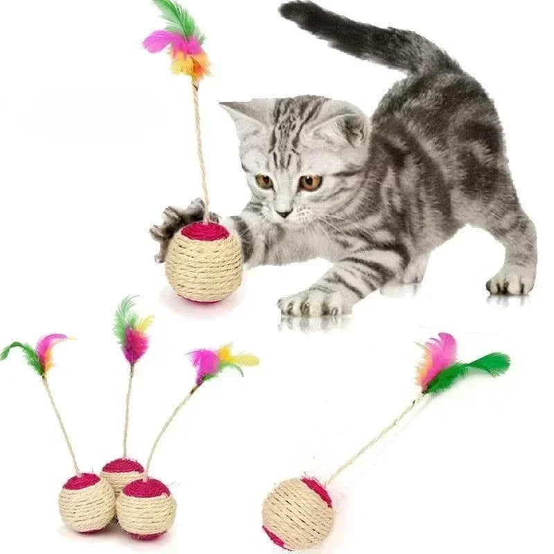 Bola Sisal com Pena